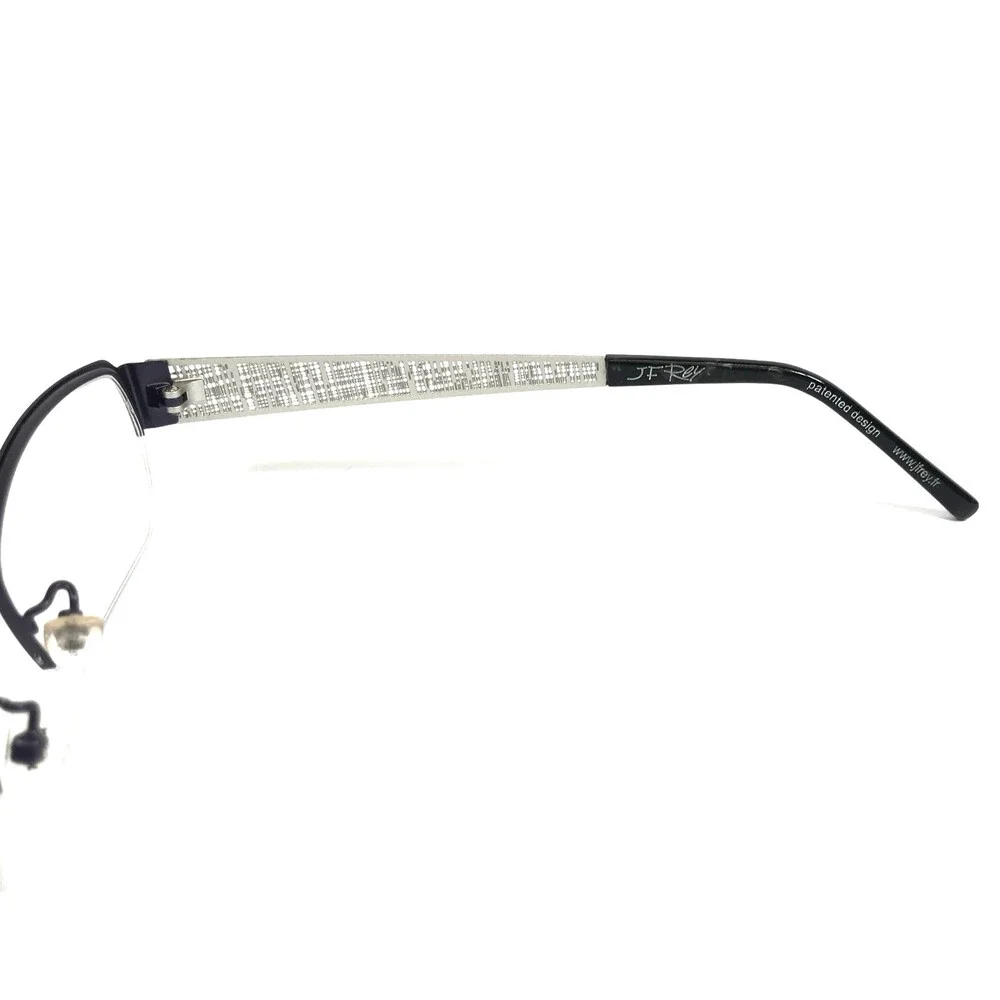 J.F. Rey Eyeglasses Frame JF2590 2013 Matte Purple Silver Woven Webbed 54-15-145